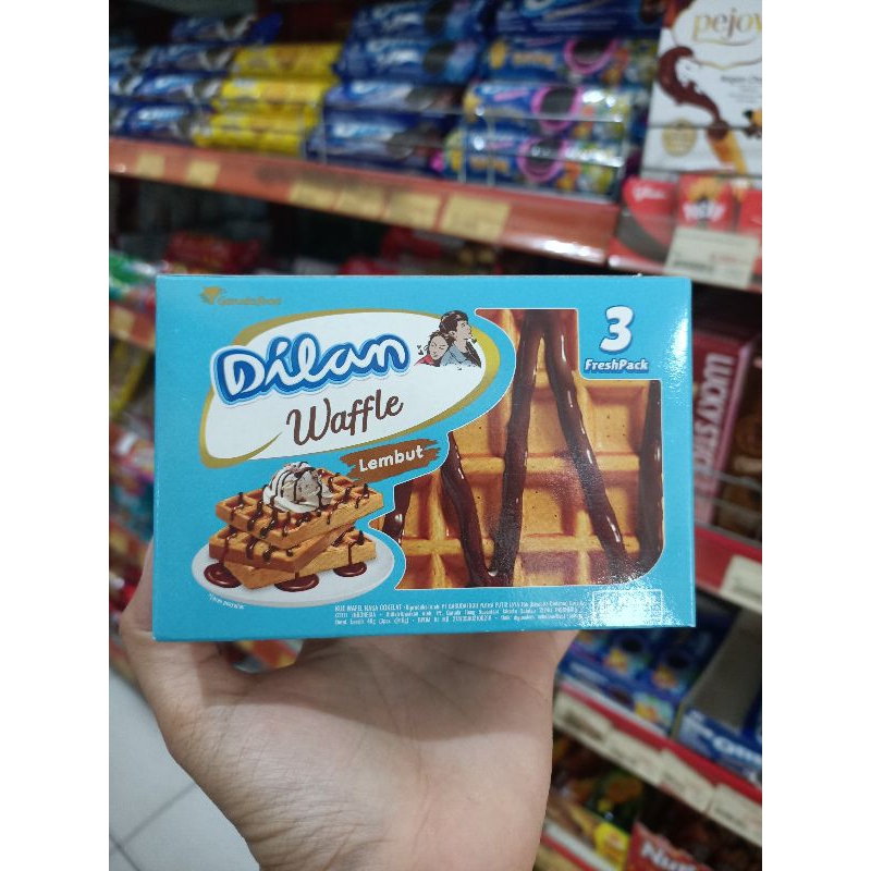 

Dilan Chocolate Waffle Fresh Pack 48gram Isi 3pcs