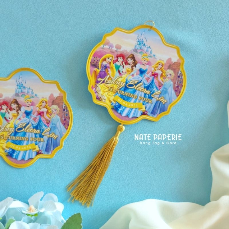 

Hang Tag Standard PRINCESS with Additional Tassel