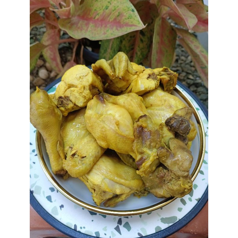 

AYAM UNGKEP JUMBO 1 EKOR BUMBU KUNING FREE SAMBAL SIAP GORENG HALAL