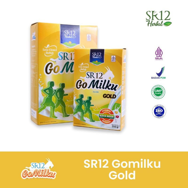 

SR12 Gomilku Gold, Susu Kambing Etawa untuk Persendian & Tulang 200gr