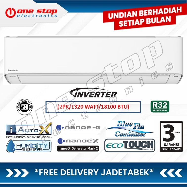 PANASONIC CS/CU-XU18XKP AC Inverter Premium Nanoe-X 2PK