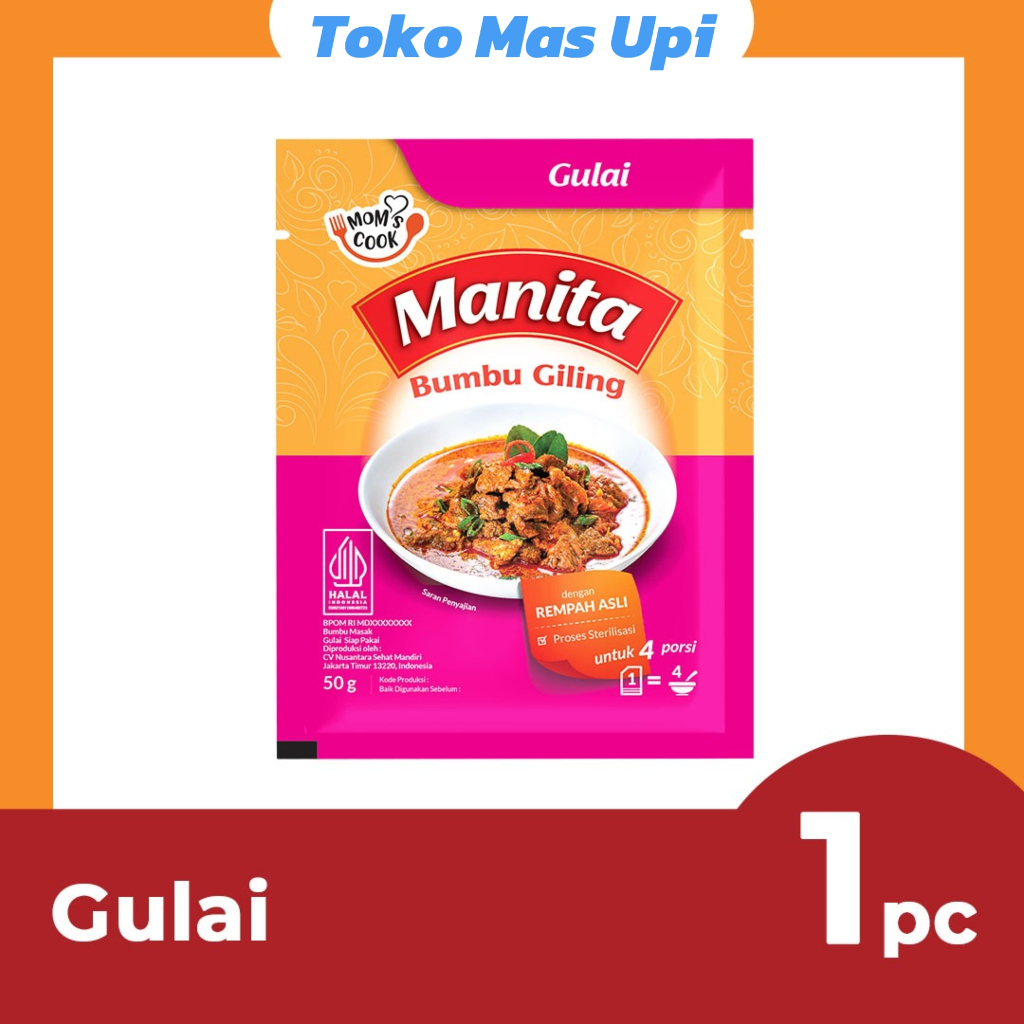 

MANITA Bumbu Giling Gulai