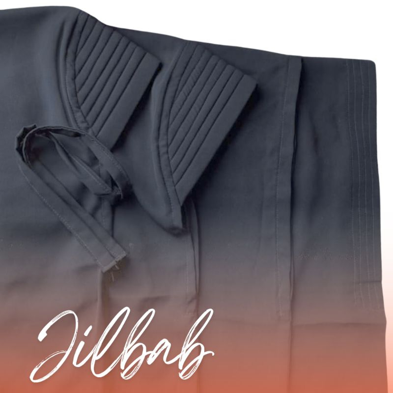 Jilbab Jetblack / Jilbab panjang akhwat / Jilbab Hitam