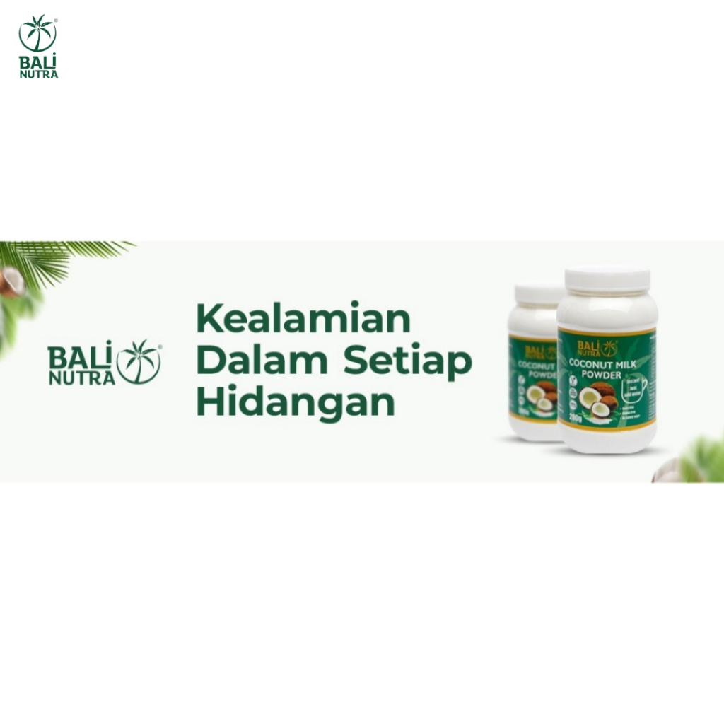 

Bali Nutra Coconut Milk Powder - Santan Organik 100% Murni 1000gr - Santan Kelapa Bubuk