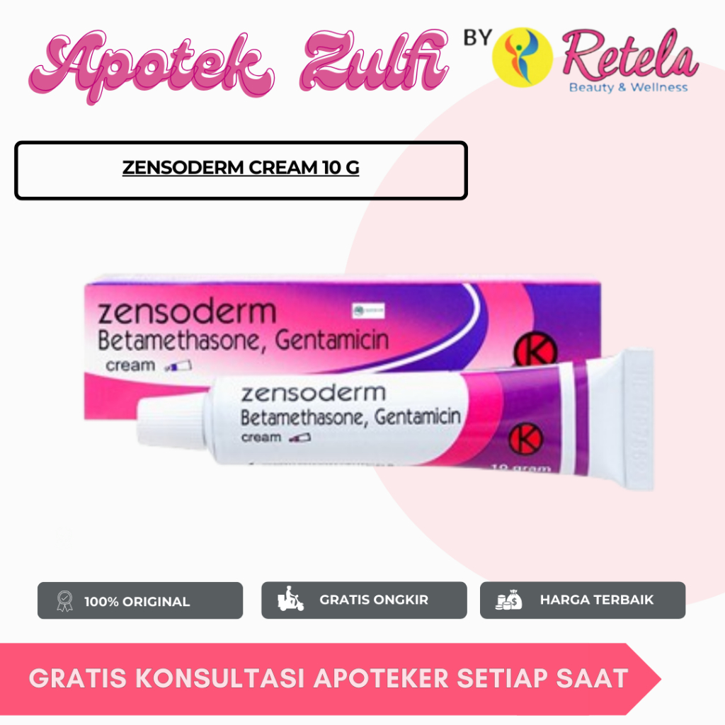 Zensoderm Cream 10 g/ Betamethasone /Gentamicin