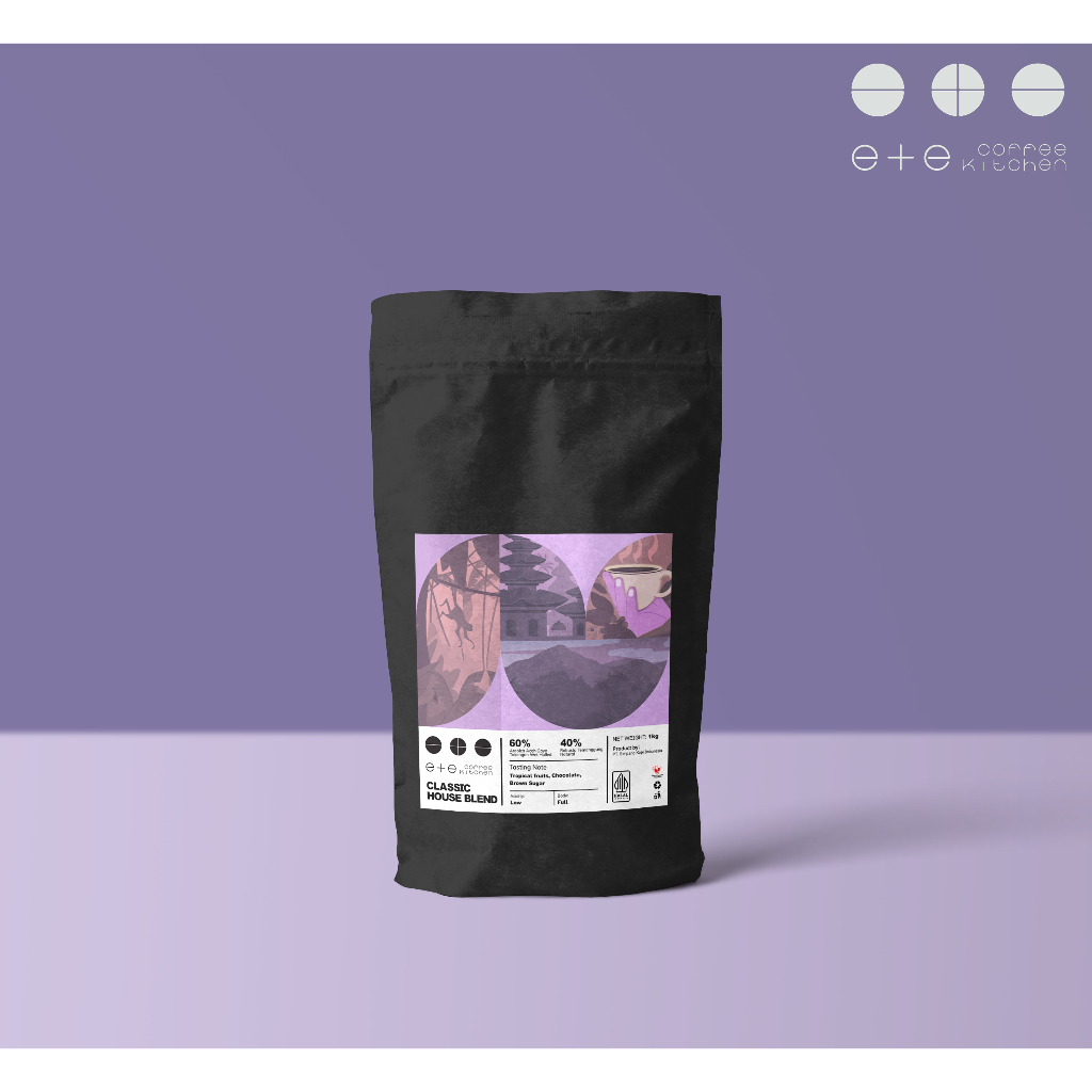 

e+e coffee beans / 60%Arabica + 40%Robusta / 1KG