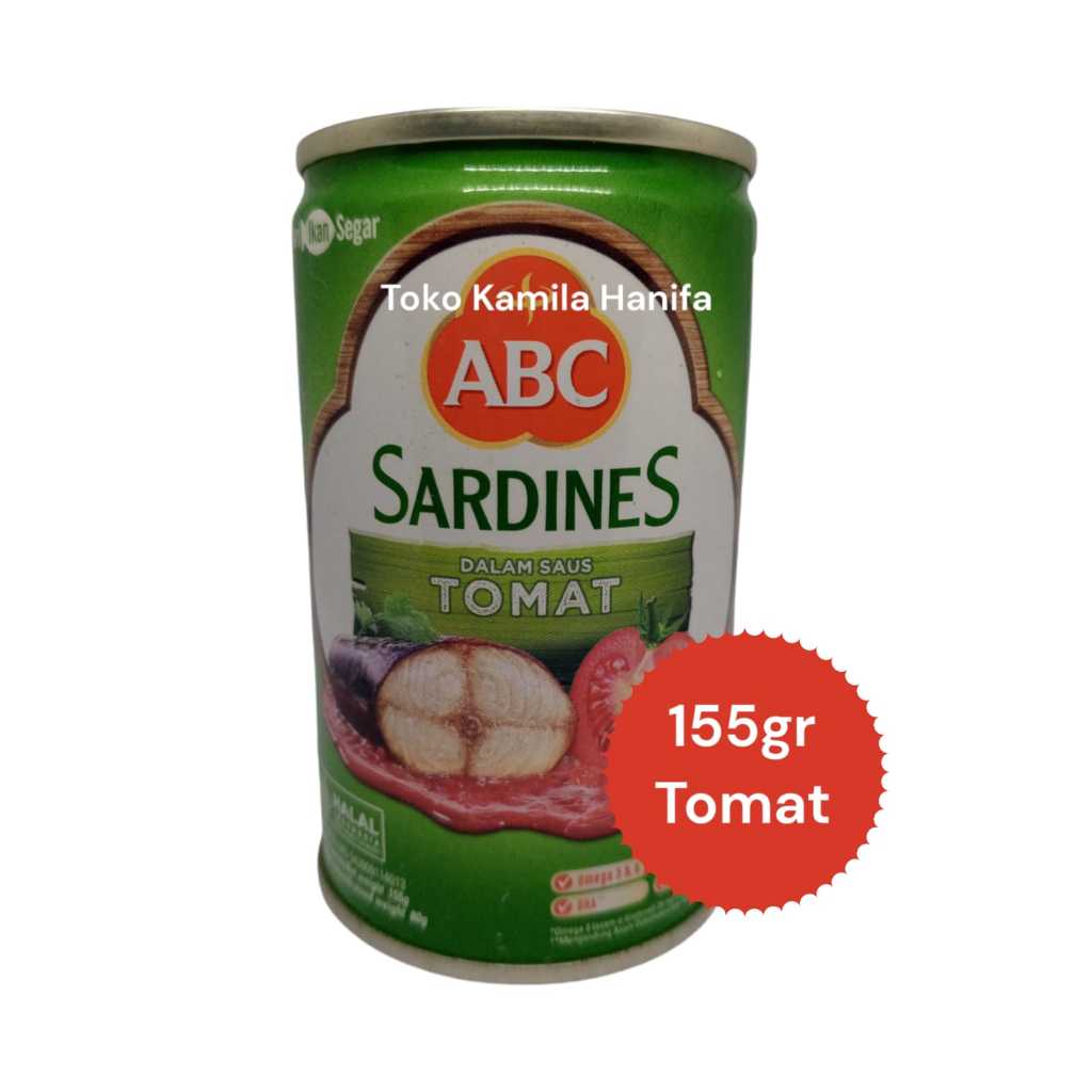 

Abc Sardines Sarden Tomat 155 gr