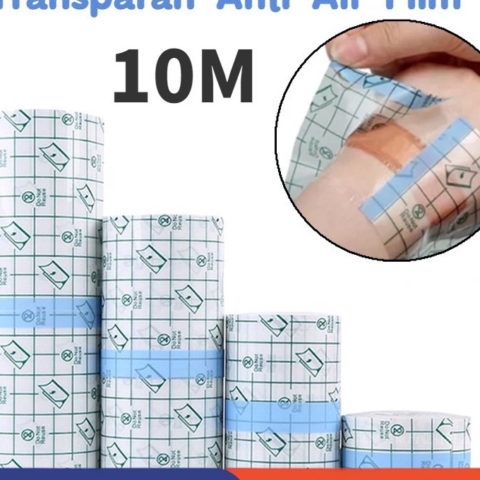 KF7 1M Perban Medis Film  Plester Tahan Air Transparen Film  Perbaikan Luka Tato Bantalan Kasa Penye