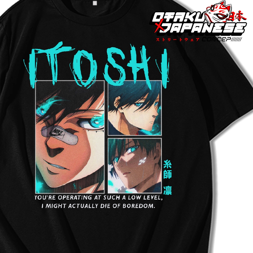 Kaos Anime Vintage Blue Lock - Itoshi Rin / Rin Itoshi