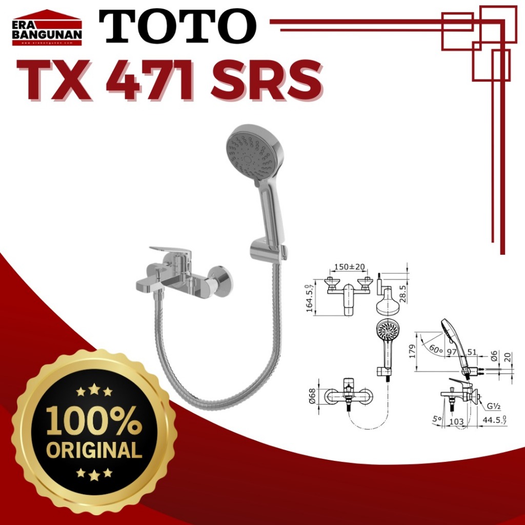 Toto Kran Bathub TX471SRSN TX471SRS