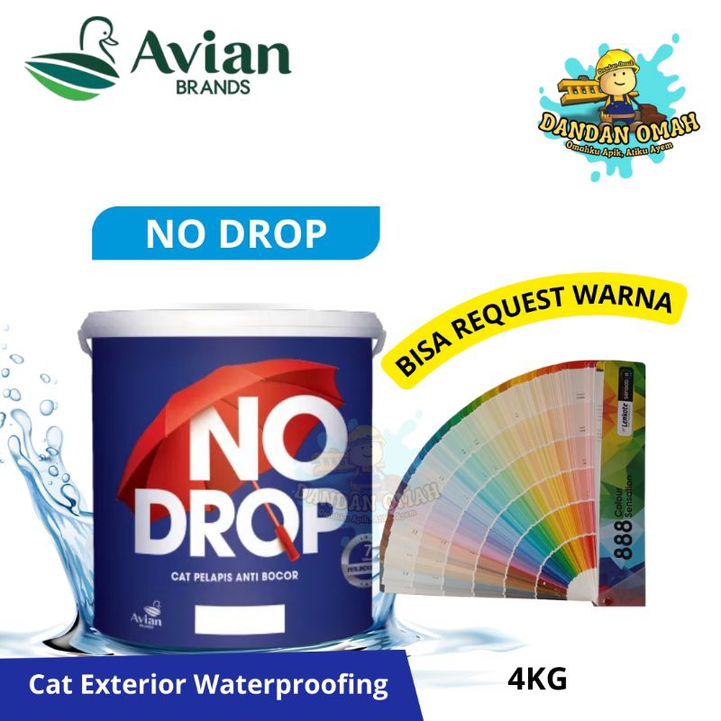 Cat Tembok Eksterior & Interior / No Drop Tinting / Kemasan 4kg