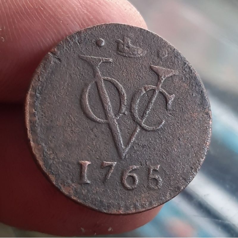 KS123 Koin Voc 1 duit West Friesland 1765