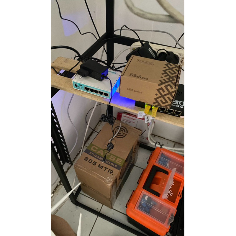 mikrotik rb750gr3 fulset mulus