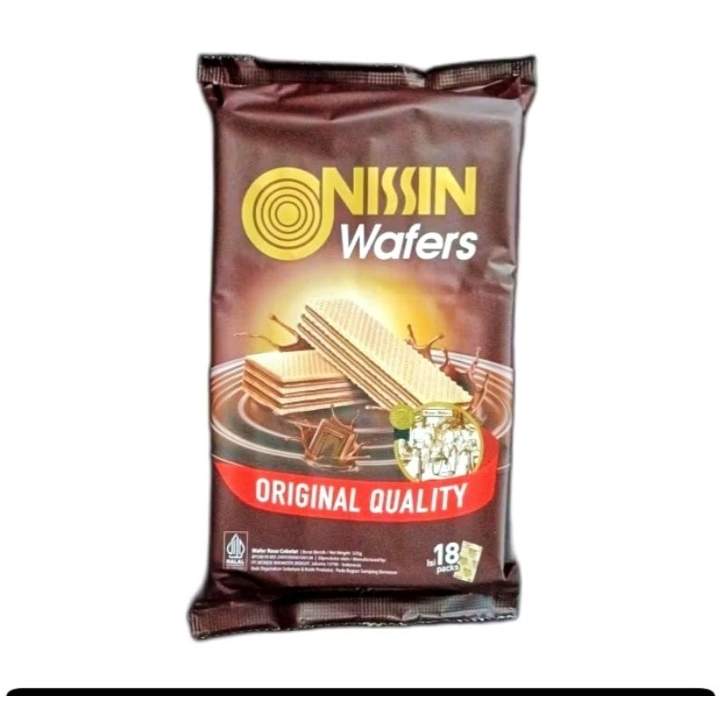 

Nissin Wafers ORIGINAL quality satu pac isi 18 pcs 325 gram