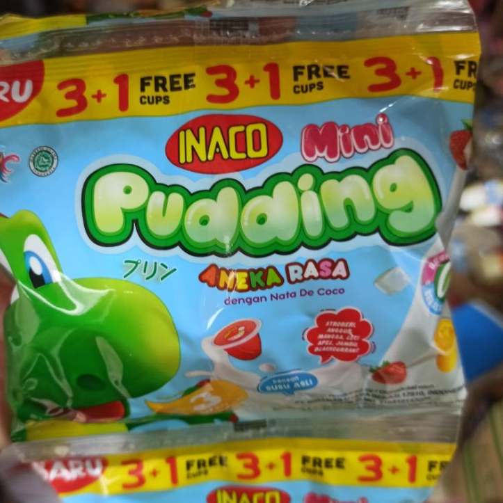 

INACO Mini Pudding / puding aneka rasa isi 3+1 pcs