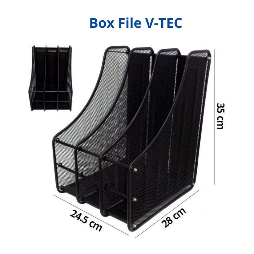 

BOX FILE BESI 3 TIER MAGAZINE/ TEMPAT DOKUMEN