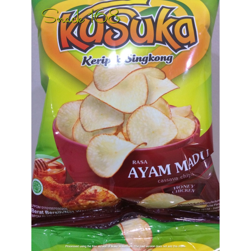 

Keripik Singkong KUSUKA 20gr - keripik nikmat rasa Ayam Madu