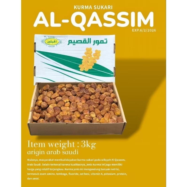 

Kurma Sukari 3kg murah meriah