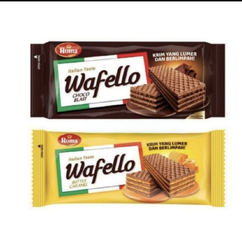 

WAFELLO 17 GRAM 1 PACK ISI 10 BUNGKUS/WAFER WAFELO