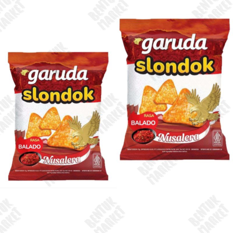 

GARUDA Slondok Rasa Balado 50gr / Cemilan Instan / Makanan Ringan