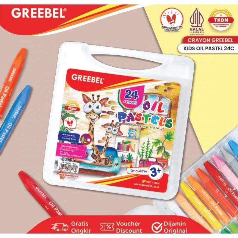 

krayon Greebel 24 colours (1pcs)