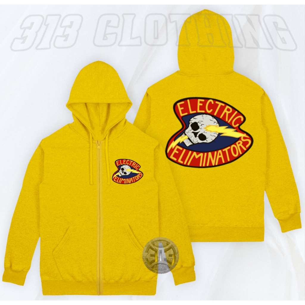 Hoodie Zipper Electric Eleminators The Warriors / Jaket Hoodie The Warriors Electric Eleminators