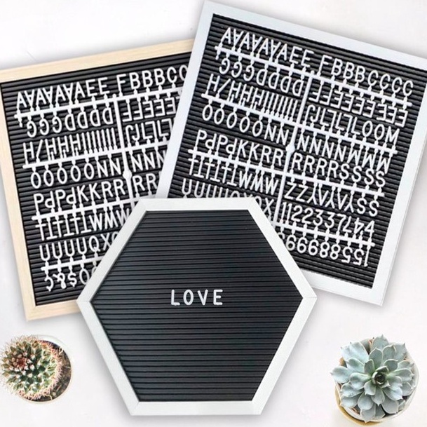 

HJ6 1 Pcs Letter Board 25 x 25 Letter Board 2 x 138 Letter Board 25 x 28 Papan Tulis Tempel Papan Huruf Angka Nama Bayi Papan Huruf