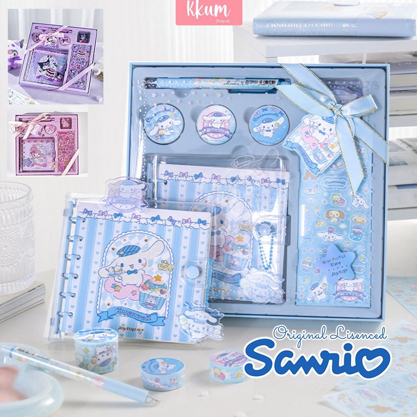 

KODE G23W 6 in 1 gift set ORI journal box sanrio High quality hampers party kuromiResmi Sanrio
