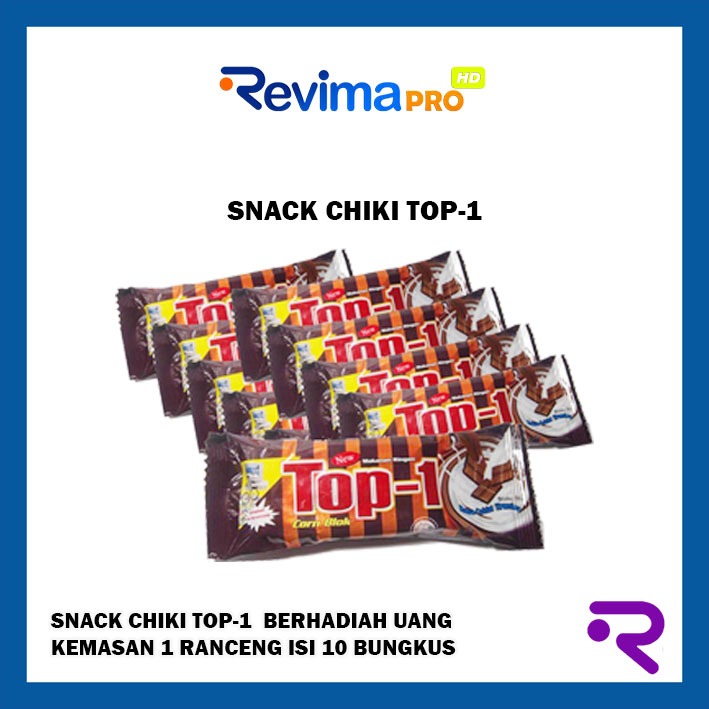 

Snack Ciki TOP--1 BERHADIAH UANG Kemasan 1 pack isi 10 Bungkus