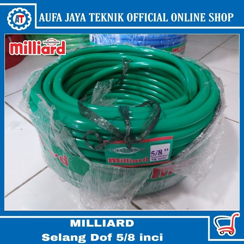 MILLIARD selang Dof 5/8, selang air 10meter