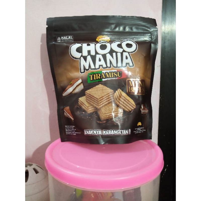 

choco mania mini bites 70 gr wafer cokelat