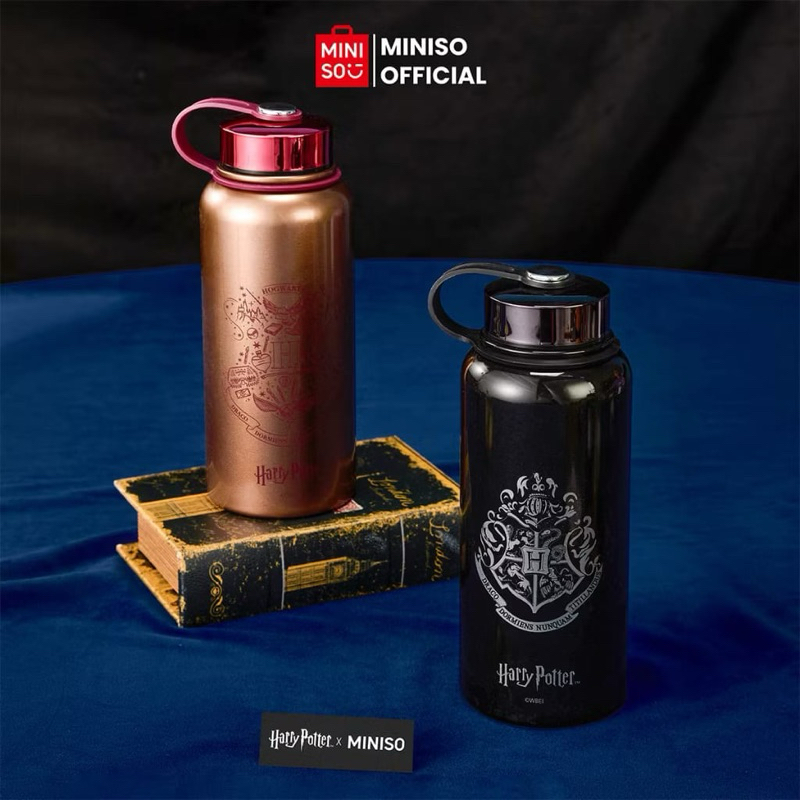 Miniso x Harry Potter Insulated Bottle Botol Terisolasi Dinding Ganda Kapasitas Besar Tetap