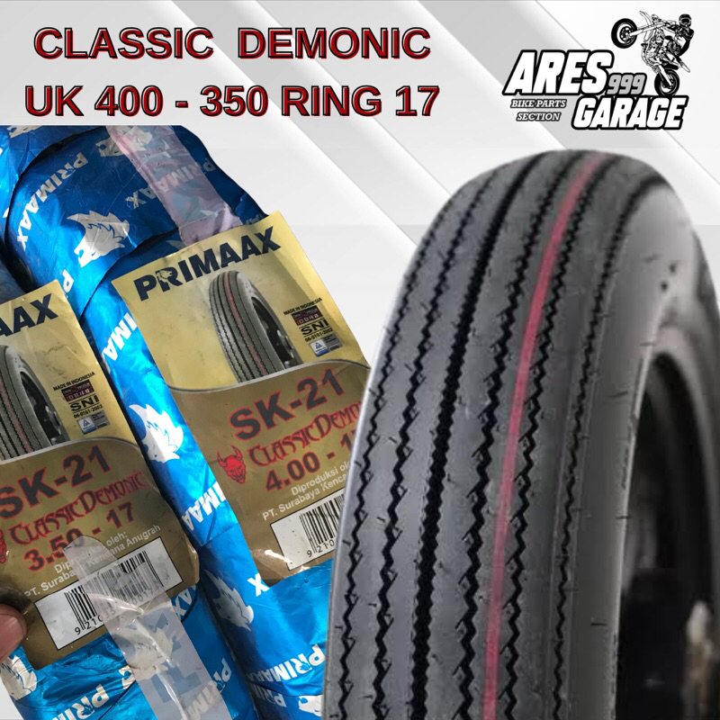 BAN PRIMAX SK 21 - 400 350 RING 17 CLASSIC DEMONIC BAN MOTOR CUSTOM CLASSIC CAFERACER JAPSTYLE