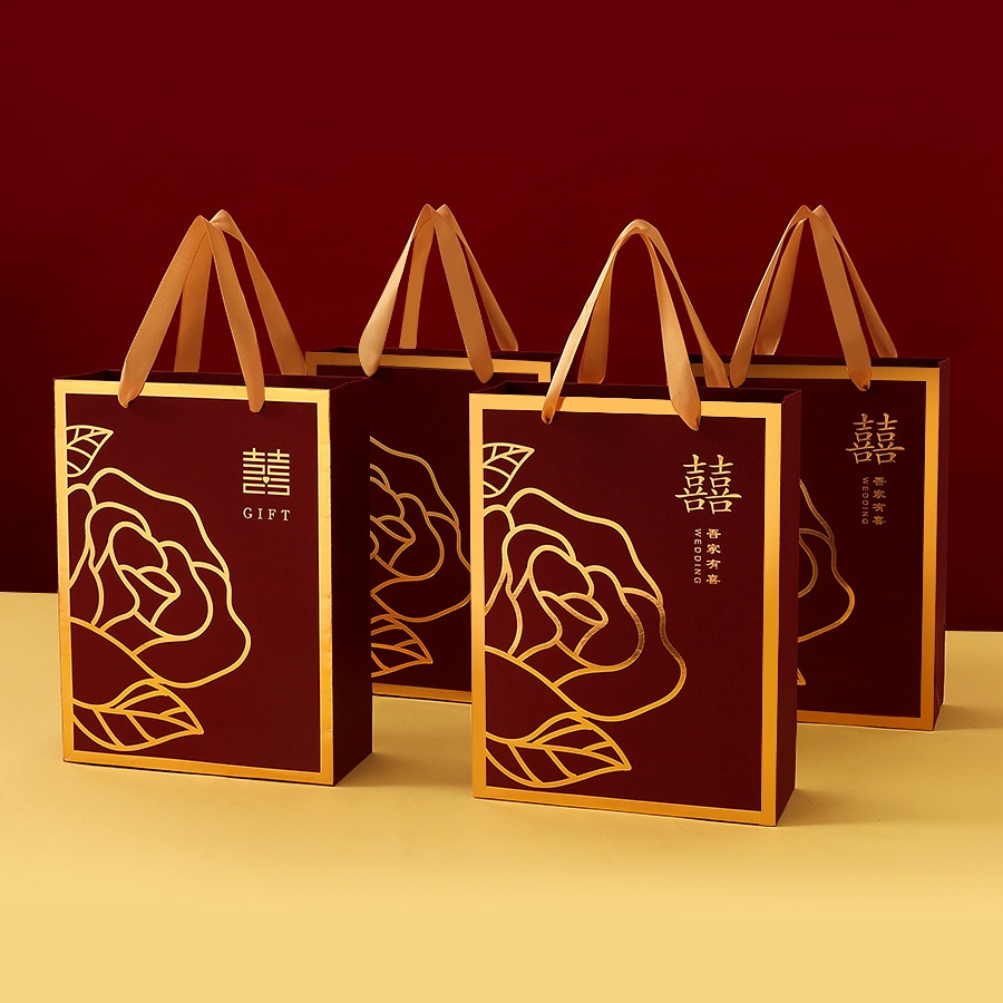 

PREMIUM Paperbag Tas Souvenir Wedding Tas GoodieBag Sangjit Chinese Giftbag Hadiah