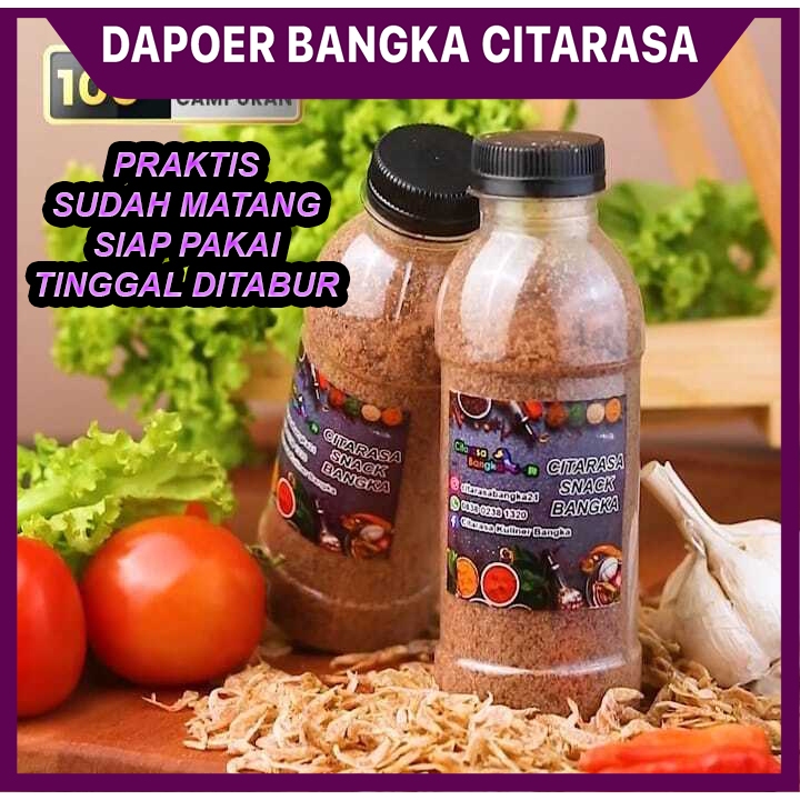 

Terasi Bangka Bubuk Matang Siap Pakai 100gr Terasi Udang Asli Bangka