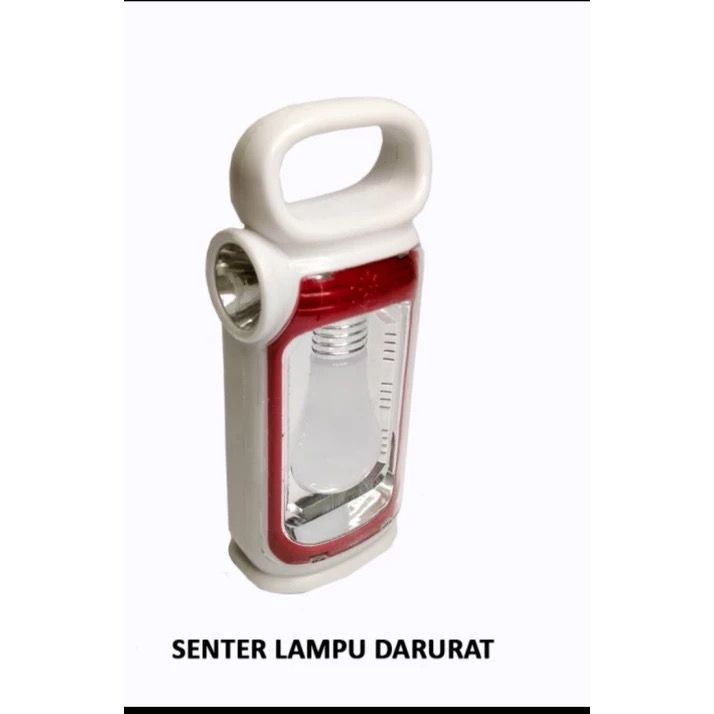 LAMPU DARURAT  |SENTER DARURAT F8 |Lampu Emergency LED 2IN1 Lampu darurat/Emergency Baterai AA(tidak