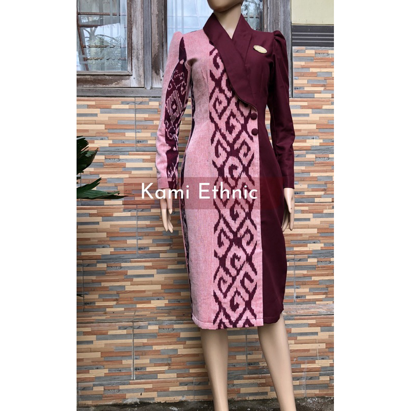 dress tenun - dress tenun wanita - dress tenun wanita terbaru - dress tenun couple pasangan