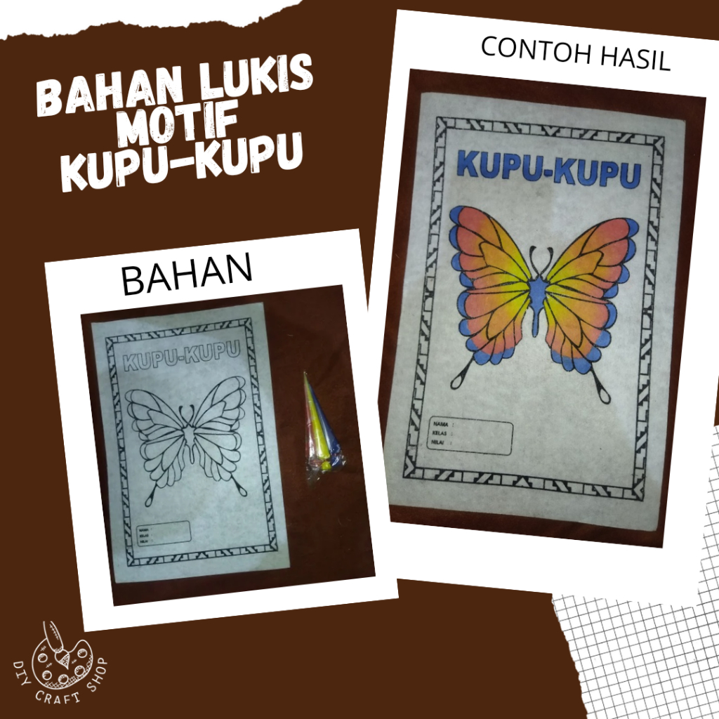 

Bahan Lukis Motif Kupu-kupu