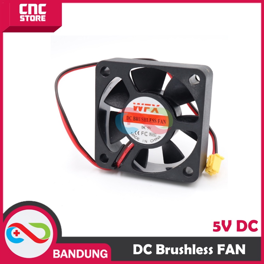 MINI FAN DC BRUSHLESS 5V 5x5x1CM KIPAS PENDINGIN 5CM FAN 5V 5 CM