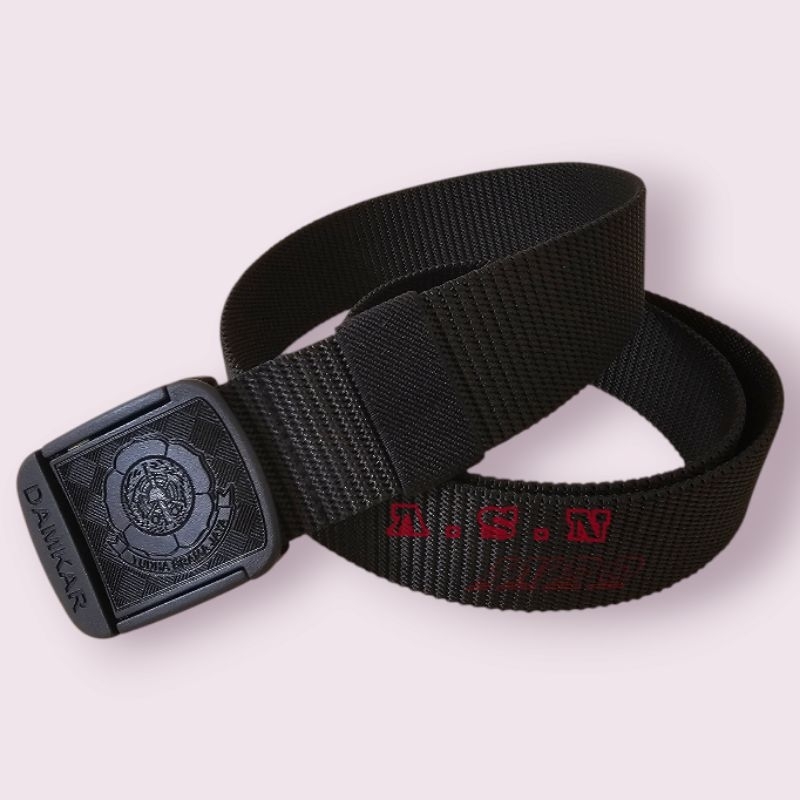 Sabuk Tactical Damkar Motif Timbul 3D