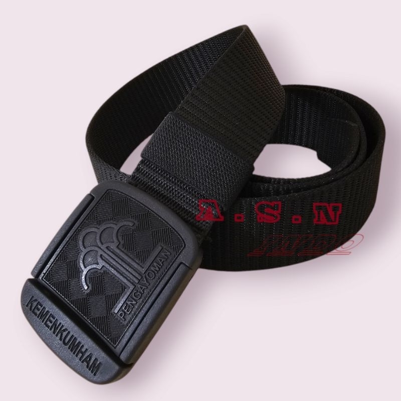 Sabuk Tactical Pengayoman Kemenkumham Motif Timbul 3D