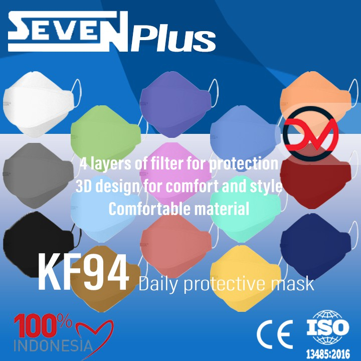 Seven Plus Masker KF94 4ply isi 10pcs