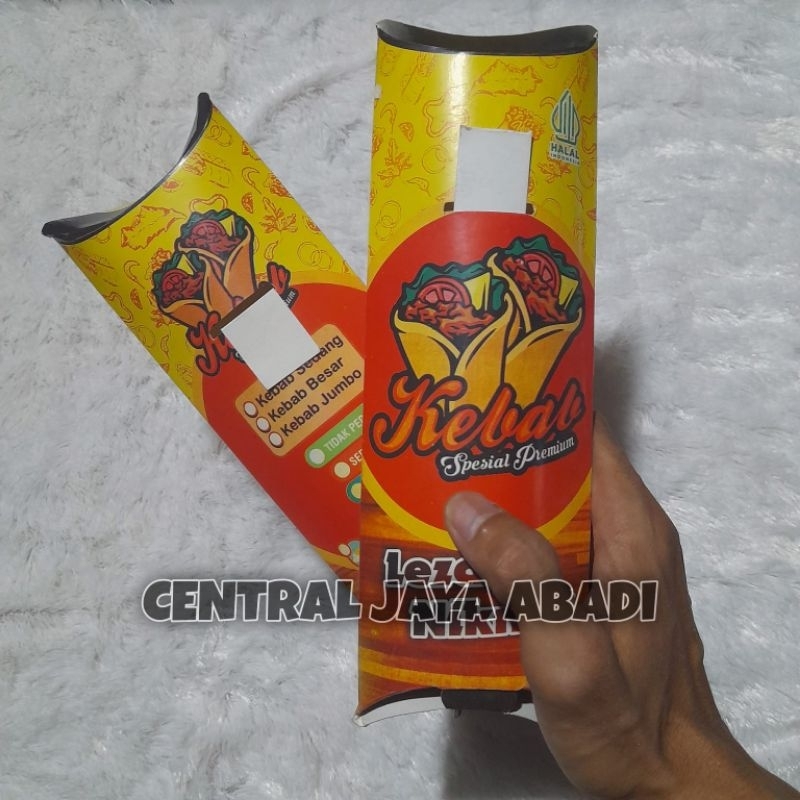 

150 LEMBAR KERTAS KEBAB IVORY TARIKAN UKURAN 24 × 9,2 (SERI B) BERKUALITAS! KOTAK DUS KEMASAN KEBAB