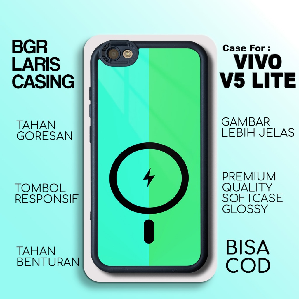 Casing Vivo V5 Lite Terbaru Magsafe Gradasi Case Vivo V5 Lite Hardcase Softcase Glossy Terlaris