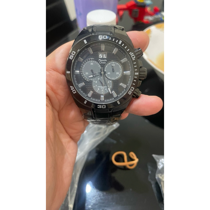 jam tangan pria laki laki Merk ALEXANDRE  CHRISTIE Seri Ac 6214 MC CaL 5040B Diameter 45mm