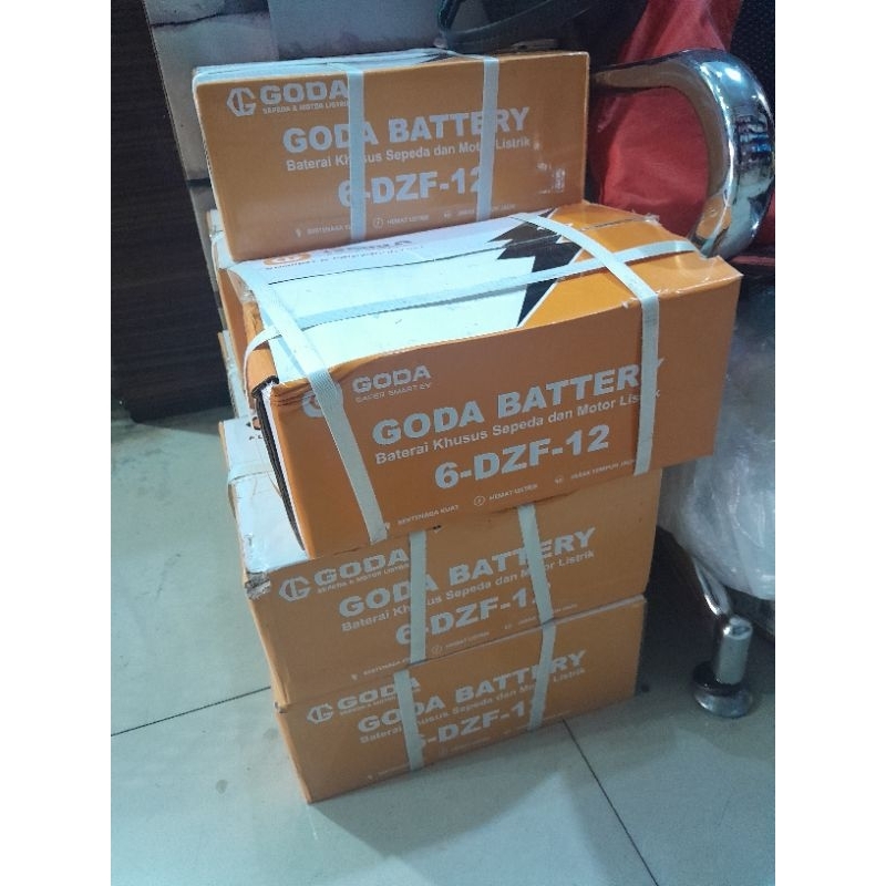 BATERAI /AKI  SEPEDA LISTRIK MEREK GODA 48V12AH