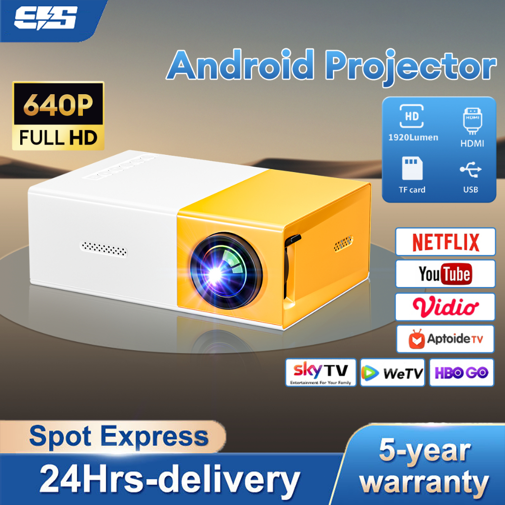 Proyektor Mini Projector Portable Led Mini Proyektor Hp Mini Home Theater HDMI Mini Proyektor