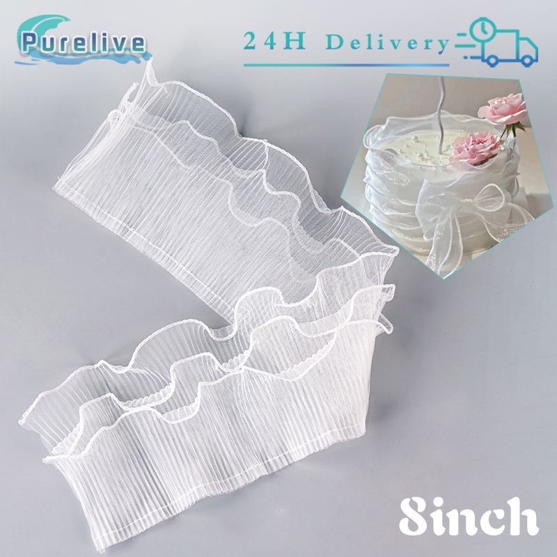 

1.7m Pita Hiasan Kue 3 Layer Lebar Hiasan Kue