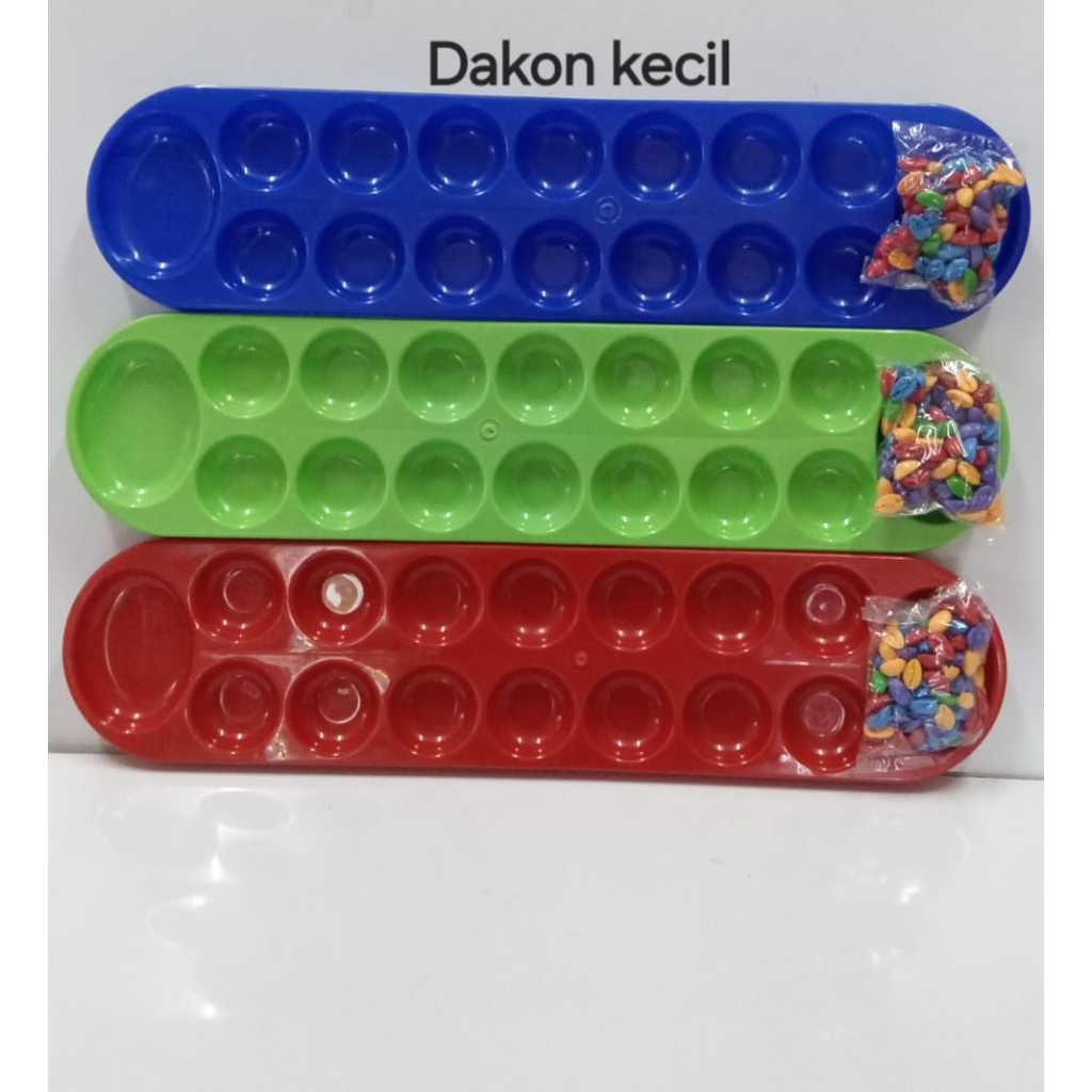 Mainan Dakon Kecil  –DakonK- Bahan Plastik – SNI