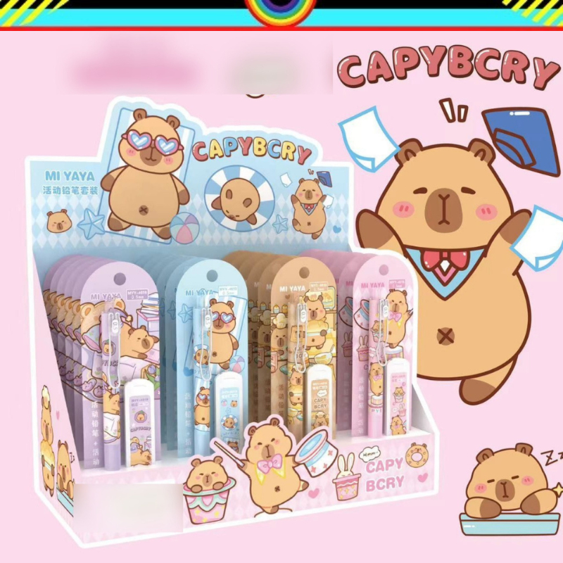 

SET PENSIL MEKANIK DAN ISI PENSIL CAPYBARA 0.5MM | PENSIL CETEK CAPYBARA | PENSIL ISI CAPIBARA | ALAT TULIS SEKOLAH | ALAT TULIS KANTOR | PERALATAN SEKOLAH | PERLENGKAPAN SEKOLAH | CAPYBARA CAPY BARA | CAPI BARA | CAPIBARA|GD